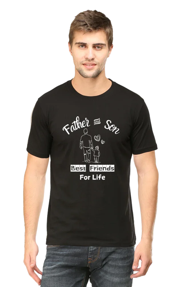 Sigma Trends Father & Son Best Friends For Life Plus Size Men's T-Shirt - Sigma Trends