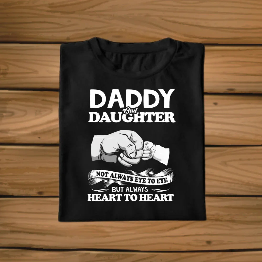 Dad Daughter Heart To Heart Plus Size T-Shirt - Sigma Trends