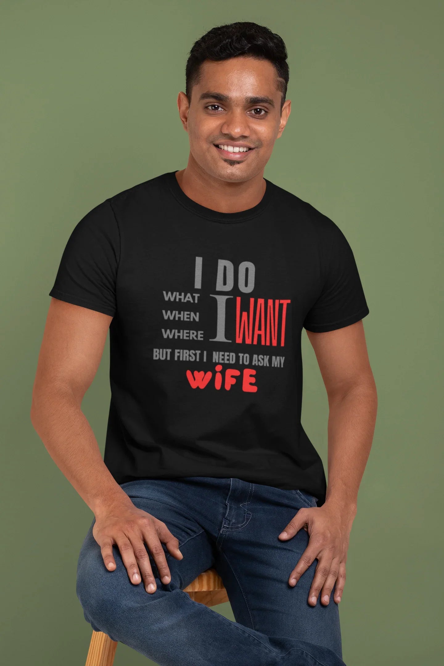 I Do What I Want But First I Need To Ask My Wife Plus Size T Shirt - Sigma Trends