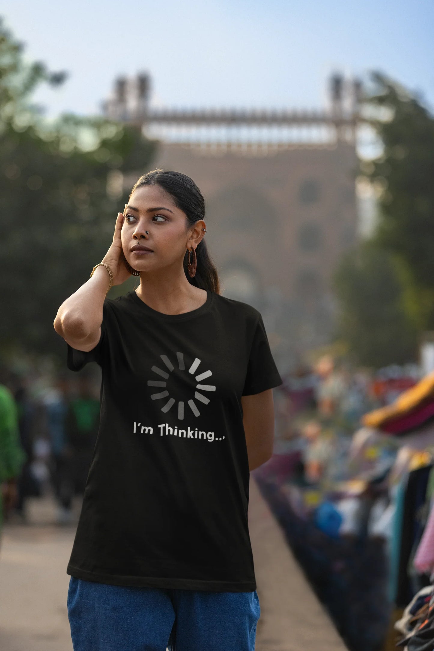I'm Thinking Women's T-Shirt - Sigma Trends