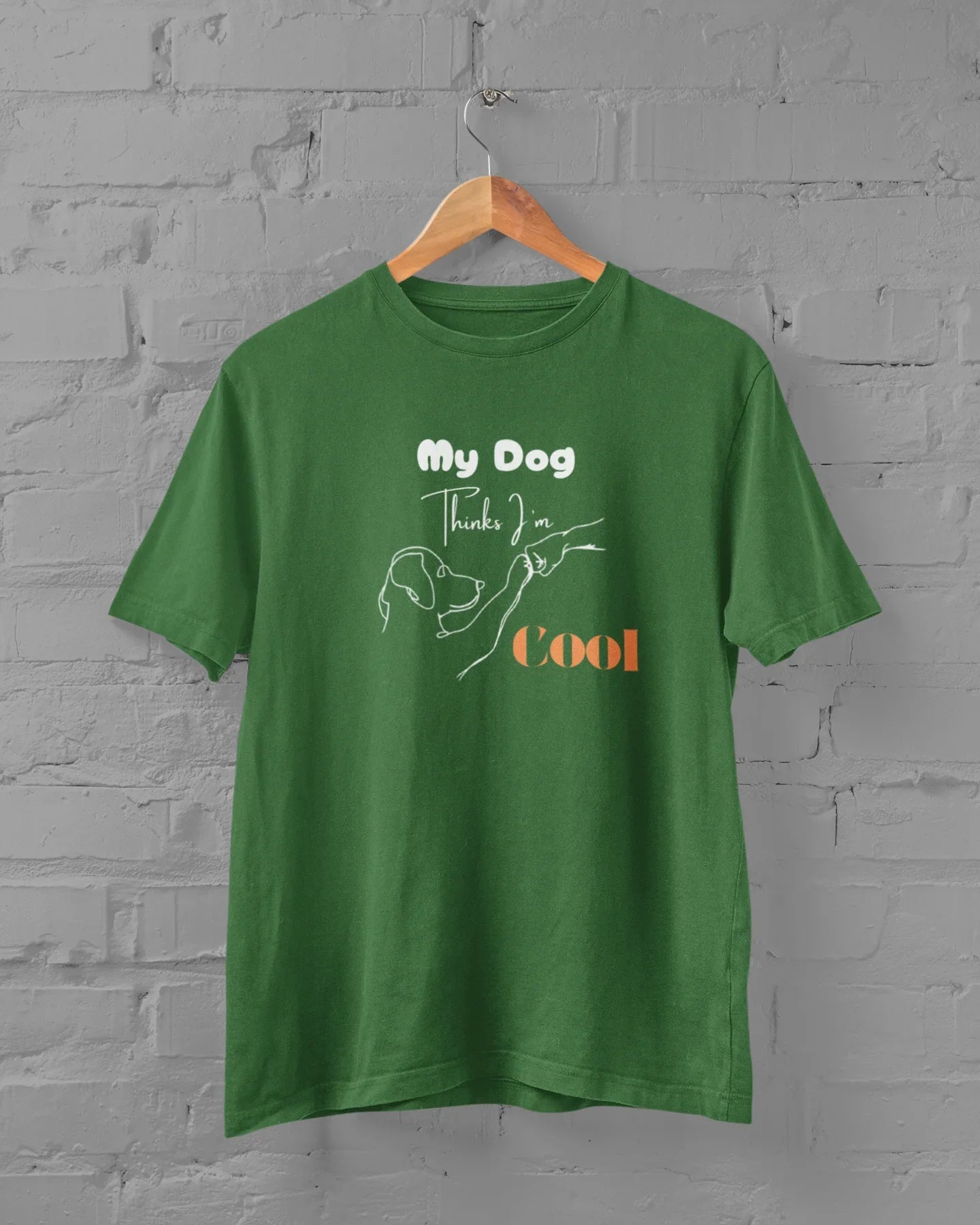 My Dog Thinks I'm Cool Plus Size Unisex T-Shirt - Sigma Trends