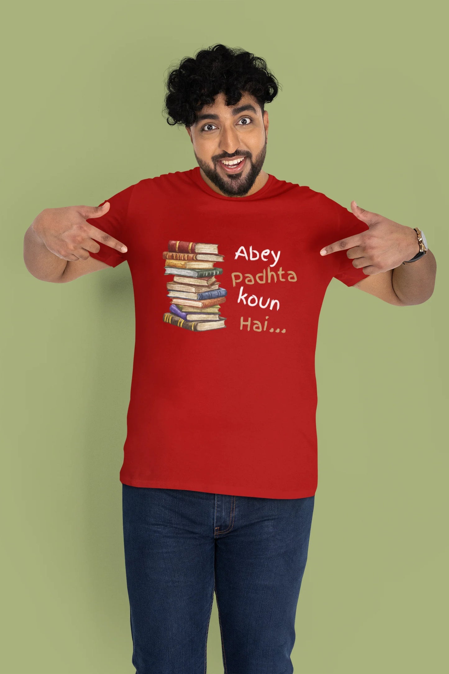 Abey Padhta Koun Hai Plus Size Men's T-Shirt - Sigma Trends