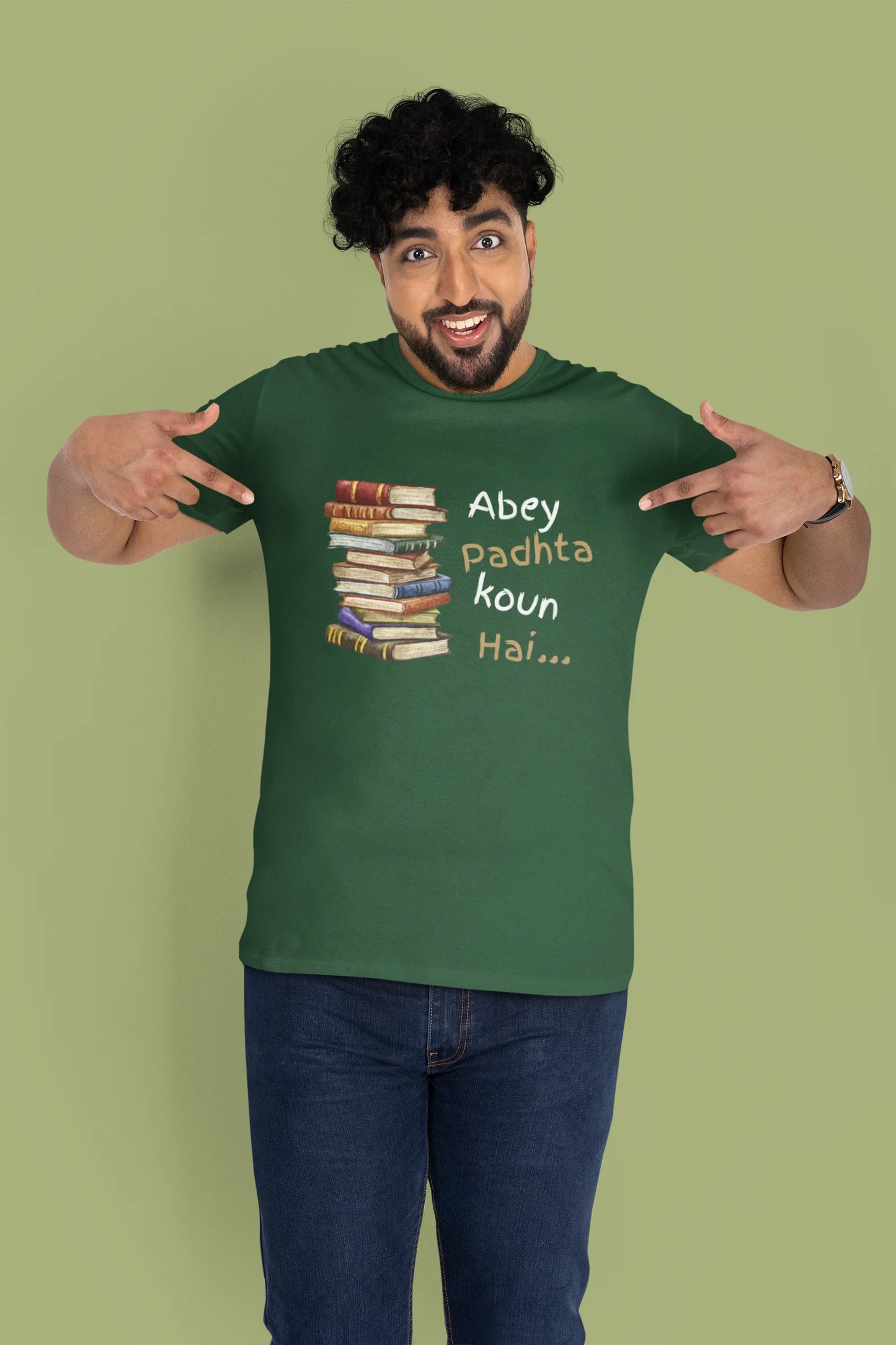 Abey Padhta Koun Hai Plus Size Men's T-Shirt - Sigma Trends