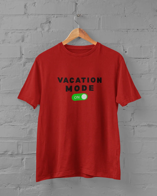 Funny Vacation Mode On Plus Size Unisex T-Shirt - Travel Wear & Holiday Outfit - Sigma Trends