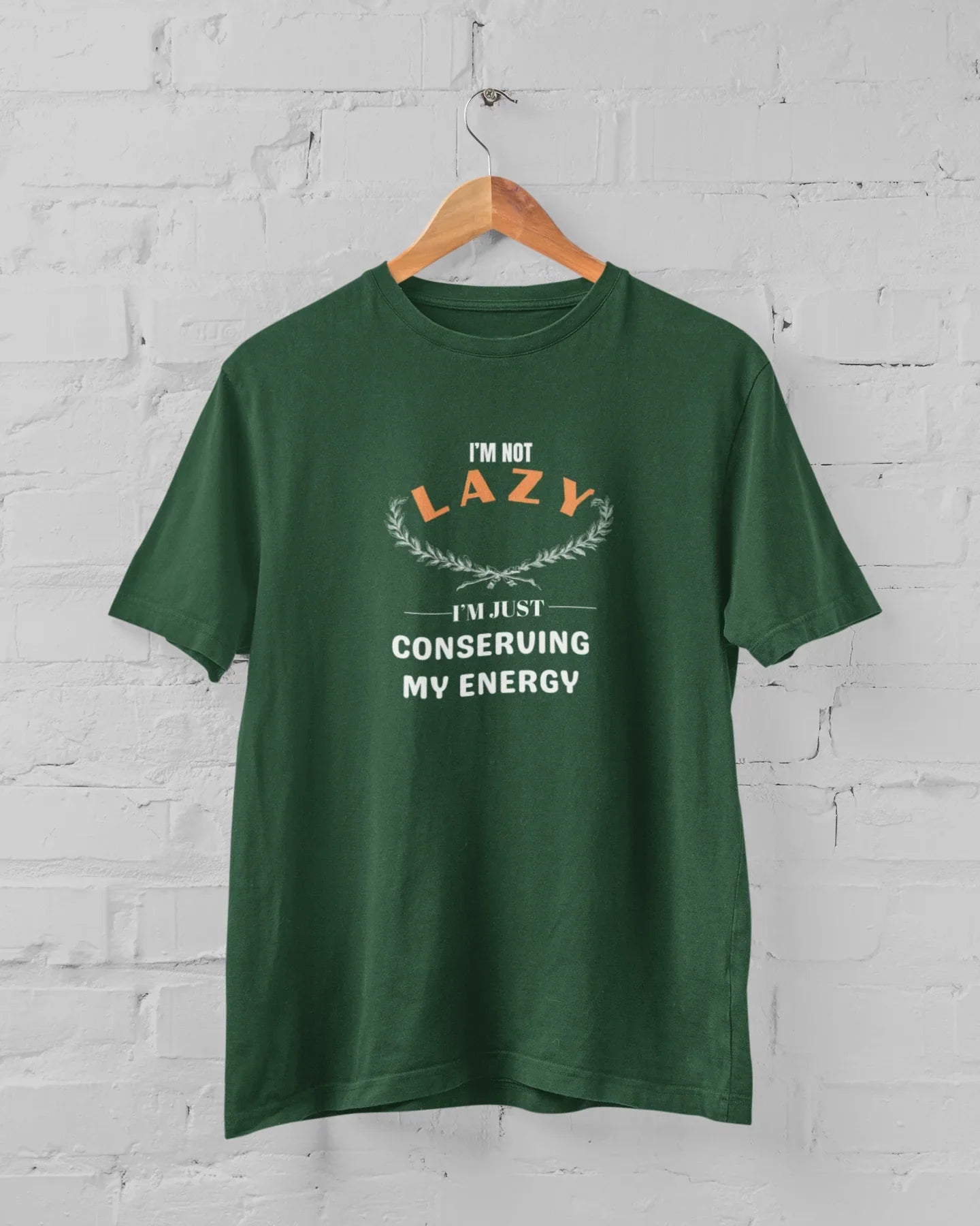 I'm Not Lazy I'm Just Conserving My Energy Plus Size T-Shirt - Sigma Trends