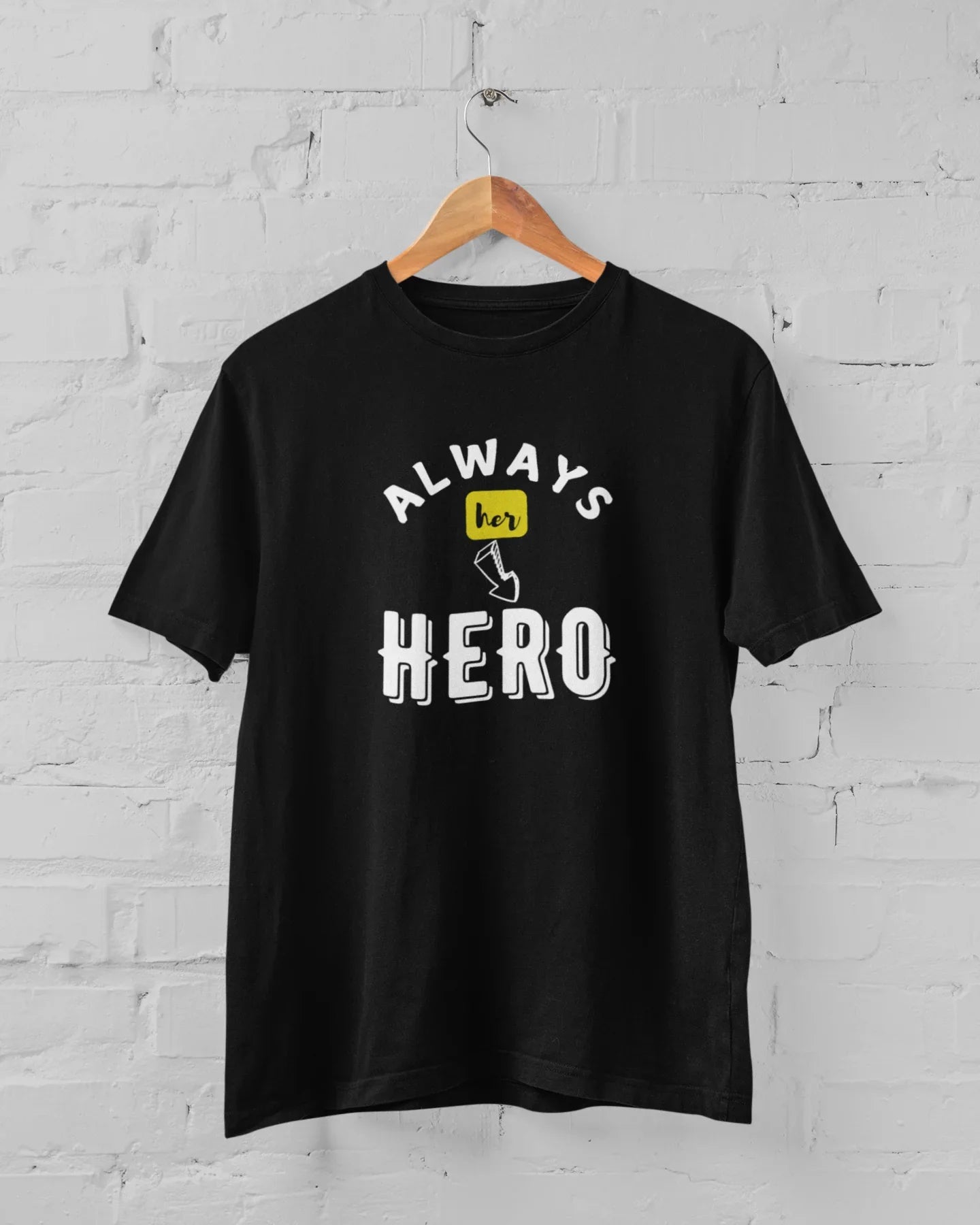 Always Her Hero Plus Size Men's T-Shirt - Sigma Trends