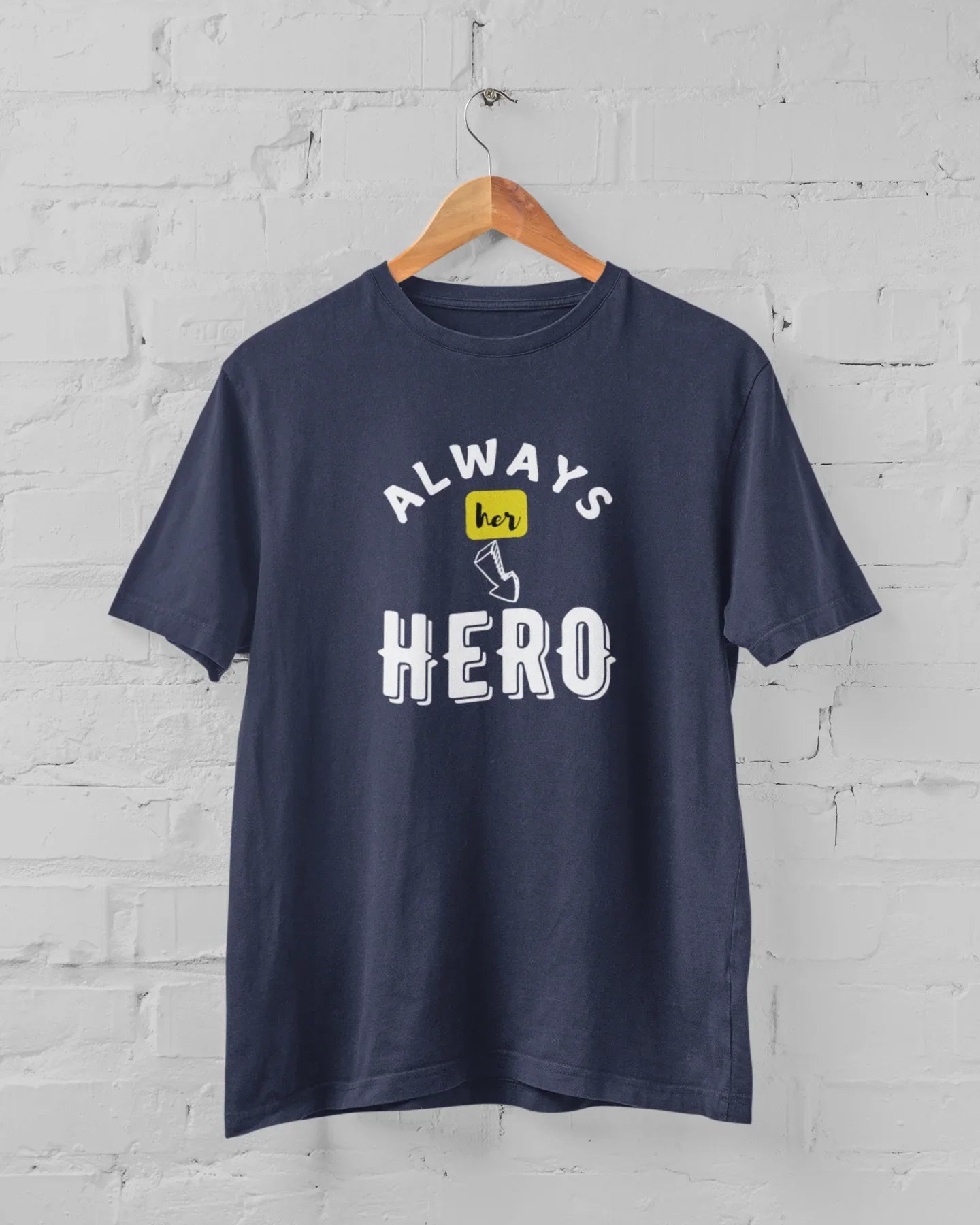 Always Her Hero Plus Size Men's T-Shirt - Sigma Trends