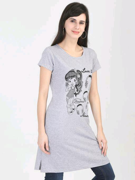 Cotton Printed Long Top - Sigma Trends