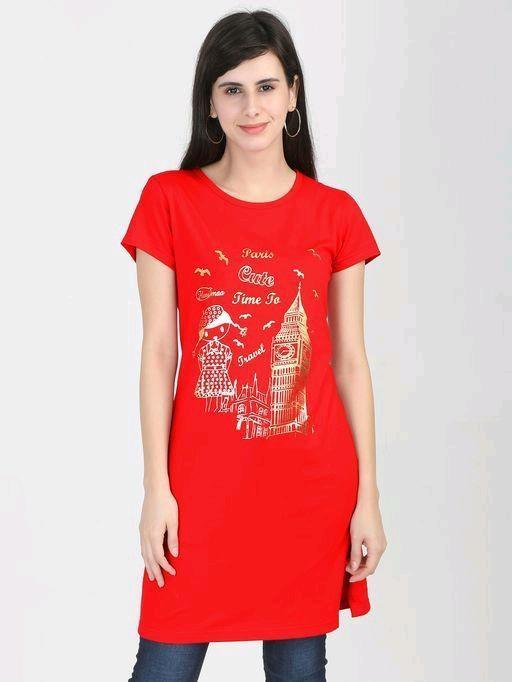 Cotton Printed Long Top - Sigma Trends