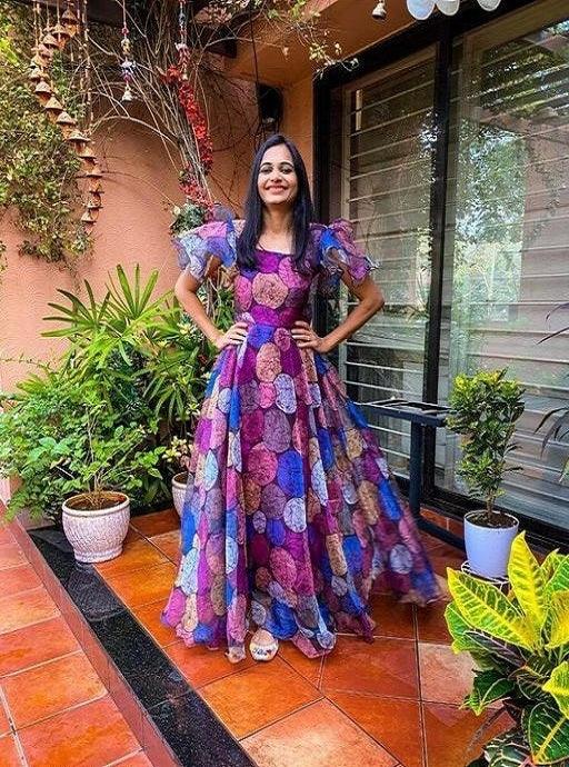 Pretty Georgette with Inner Lining Plus Size Gown - Sigma Trends