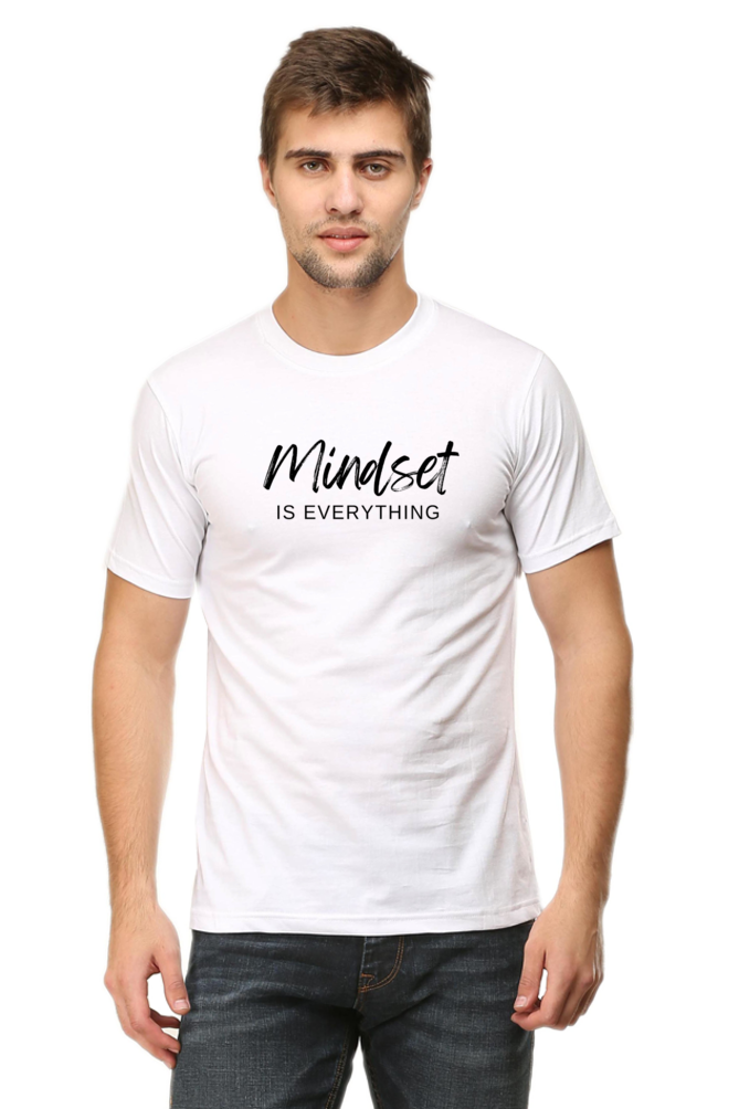 Mindset Is Everything White Plus Size T-Shirt