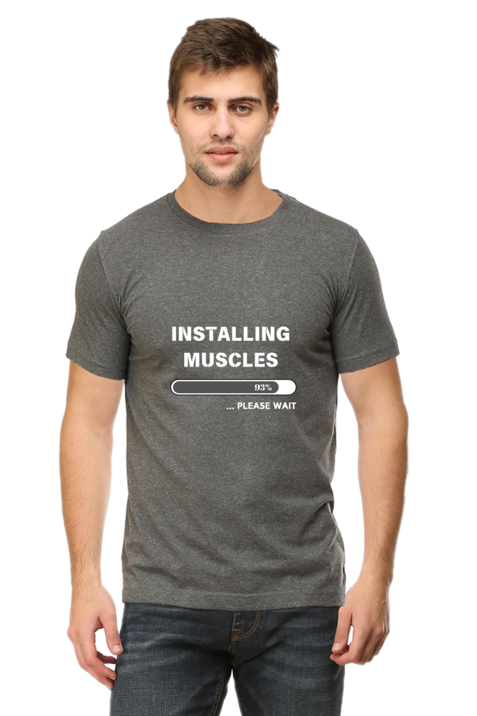 Installing Muscles Please Wait Plus Size T-Shirt - sigmatrends