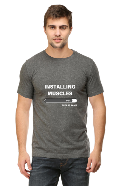 Installing Muscles Please Wait Plus Size T-Shirt - sigmatrends