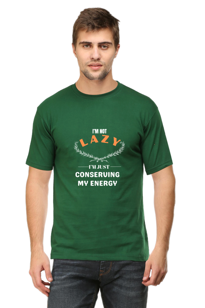 I'm Not Lazy I'm Just Conserving My Energy Plus Size T-Shirt