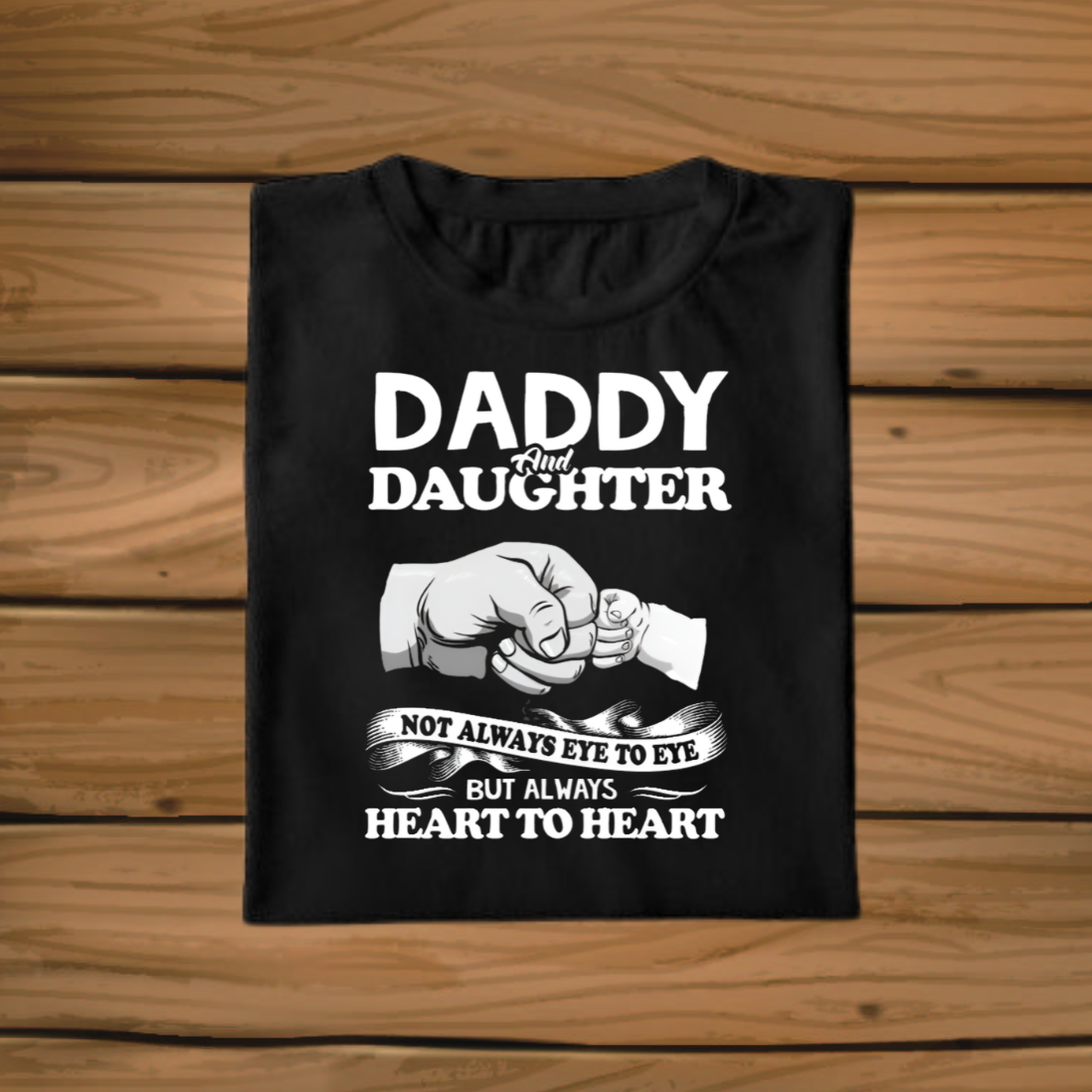 Dad Daughter Heart To Heart Plus Size T-Shirt - sigmatrends