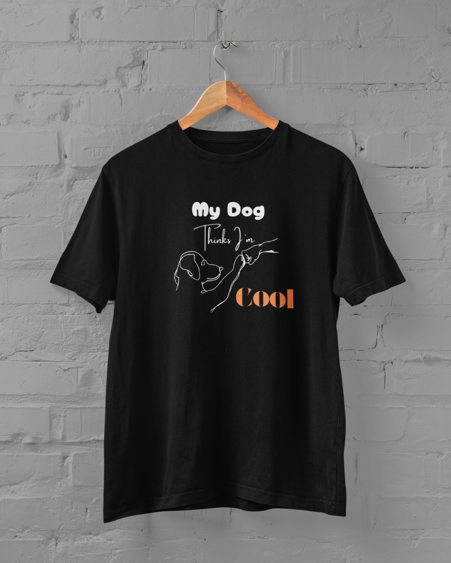 My Dog Thinks I'm Cool Plus Size Unisex T-Shirt