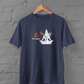 Om Namaha Shivaya Unisex Plus Size Navy Blue T-Shirt sigmatrends