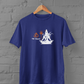 Om Namaha Shivaya Unisex Plus Size Royal Blue T-Shirt sigmatrends
