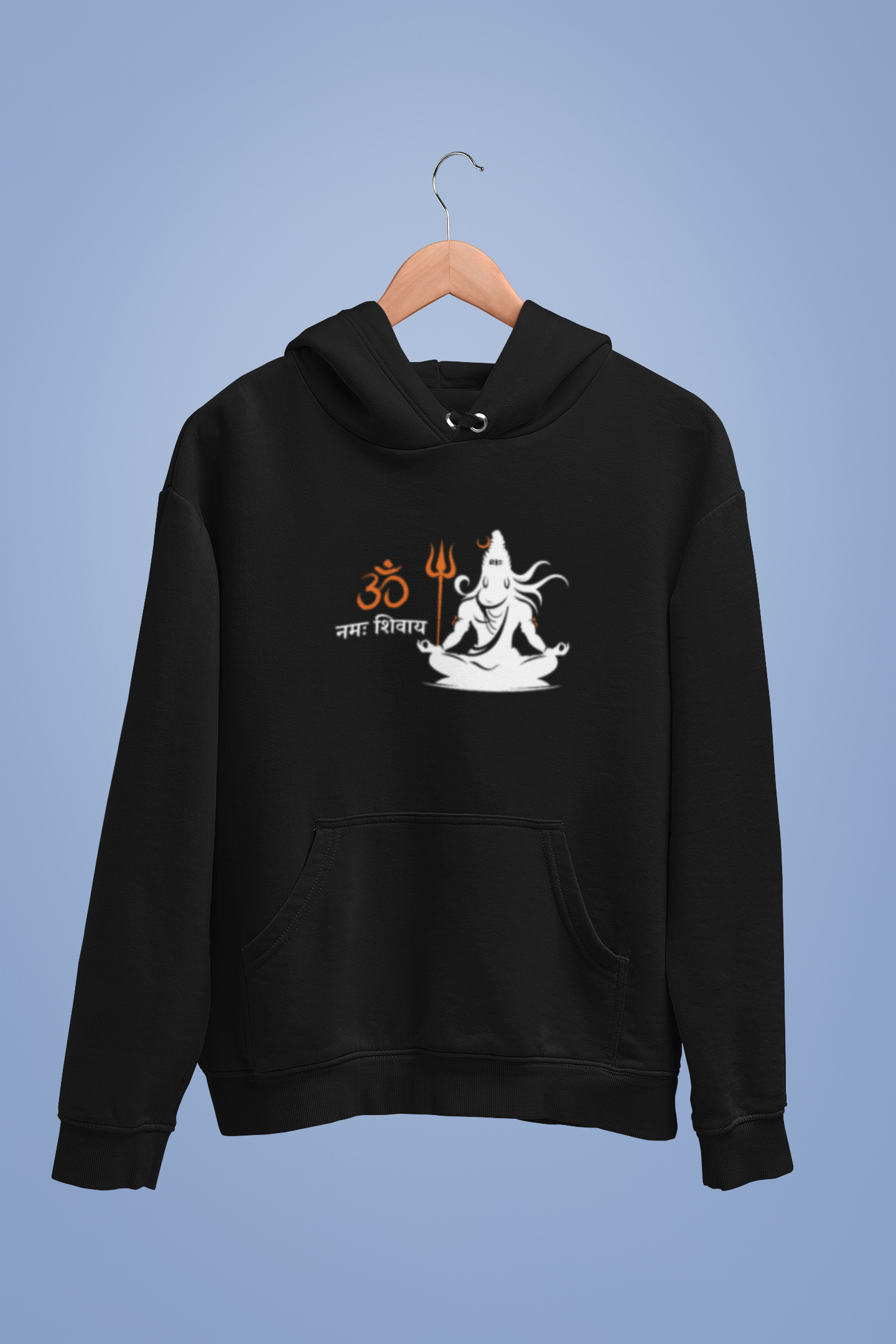 Om Namha Shivaya Unisex Hoodie Sweatshrit Black - Sigmatrends