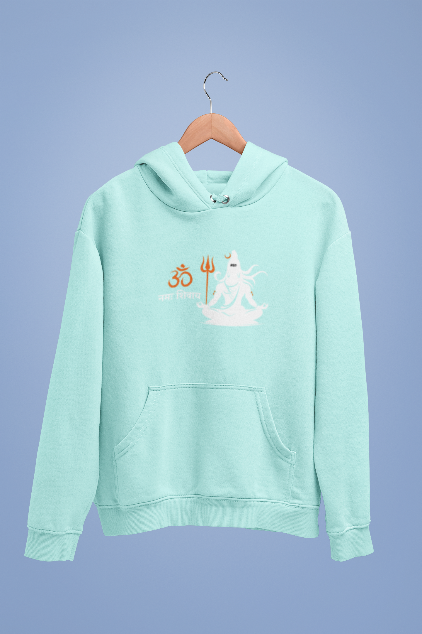 Om Namha Shivaya Unisex Hoodie Sweatshrit Mint - Sigmatrends