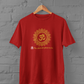 Om Yoga Unisex Plus Size Red T-Shirt - sigmatrends