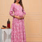 Premium Cotton Maternity and Feeding Gown Kurtis for Women - Sigma Trends