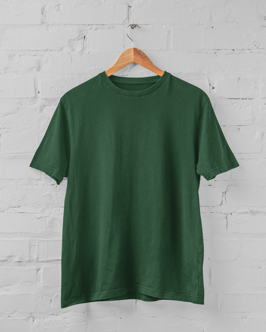 Plain Green Unisex Plus Size T-Shirt - sigmatrends