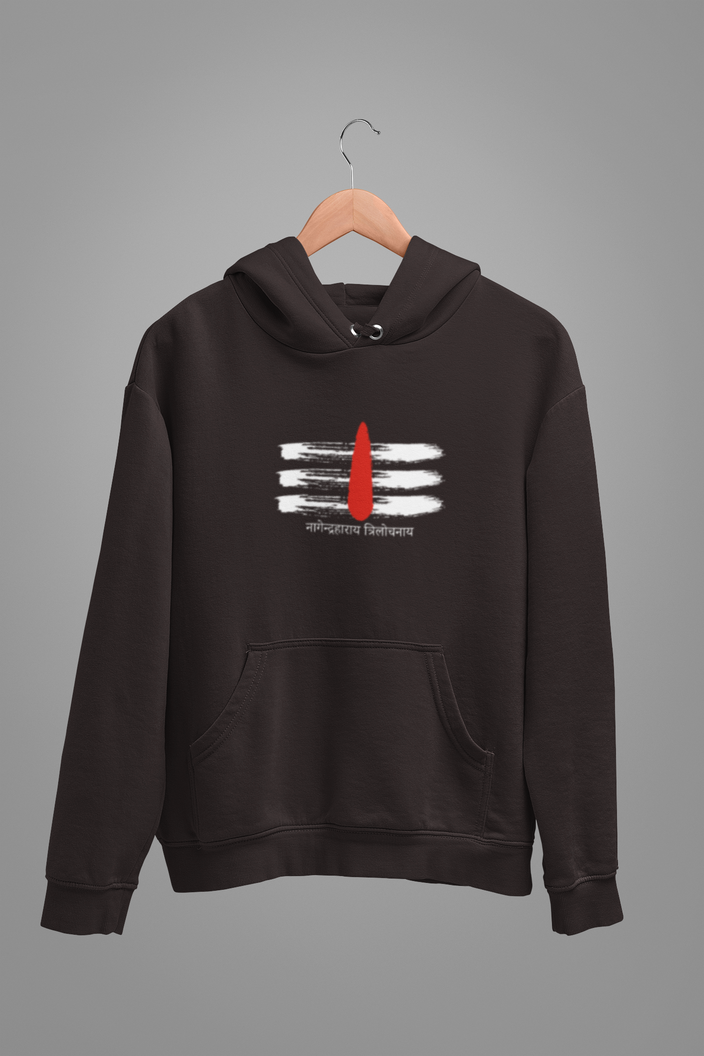 Shiva Tilak Unisex Hoodie Black Sweatshirt - Sigmatrends