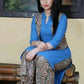 Women's Solid Cotton Kurta with Palazzos and Jacket Set - sigmatrends