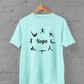 Yoga Poses Plus Size Mint T-Shirt – Unisex Cotton Tee for Yoga Lovers - Sigmatrends