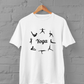 Yoga Poses Plus Size White T-Shirt – Unisex Cotton Tee for Yoga Lovers - Sigmatrends