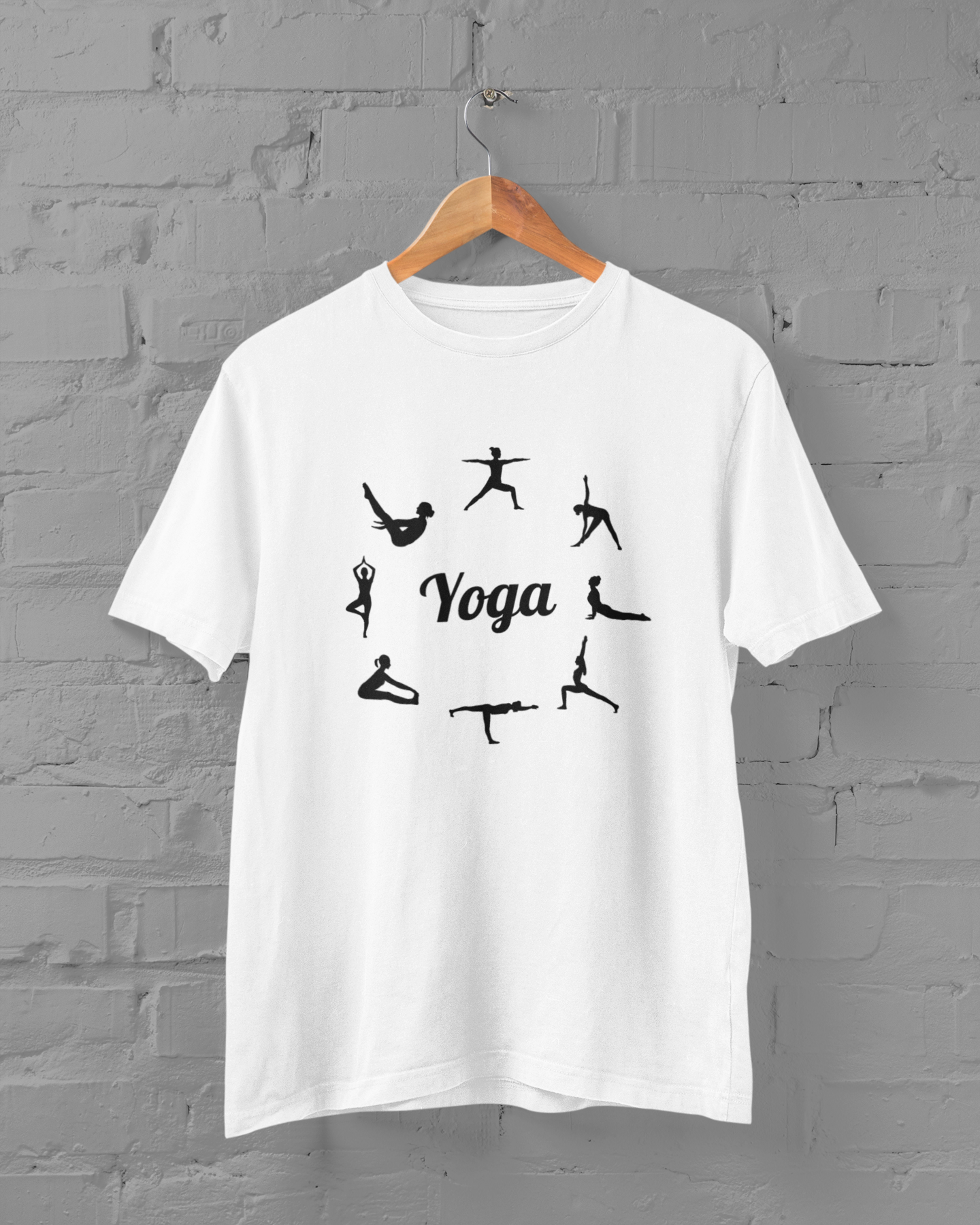 Yoga Poses Plus Size White T-Shirt – Unisex Cotton Tee for Yoga Lovers - Sigmatrends