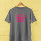Awesome Sister Grey T-Shirt for Women featuring "This Is What an Awesome Sister Looks Like" quote in bold pink typography with thumbs-up graphics. Funny sister graphic tee and perfect birthday gift for sisters. Available in sizes S-7XL - sigmatrends