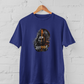 Mahakal Shiv unisex graphic royal blue t-shirt with powerful Lord Shiva artwork and Trishul design - sigmatrends
