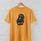 Mahakal Shiv unisex graphic yellow t-shirt with powerful Lord Shiva artwork and Trishul design - sigmatrends