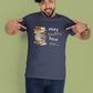 Abey Padhta Koun Hai Plus Size Men's Navy T-Shirt Sigmatrends