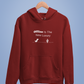 Offline Is The New Luxury Unisex Hoodie Sweatshirt Maroon - Sigmatrends