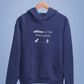 Offline Is The New Luxury Unisex Hoodie Sweatshirt Royal Blue - Sigmatrends