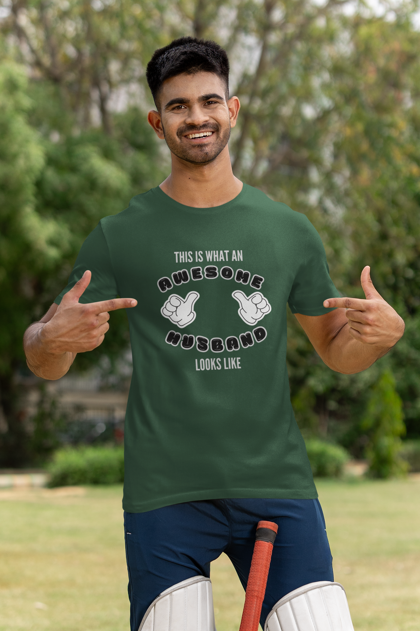 This Is What An Awesome Husband Looks Like Plus Size Green T-Shirt Sigmatrends