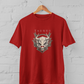Taurus Zodiac Bull Graphic Red T-Shirt - Sigmatrends