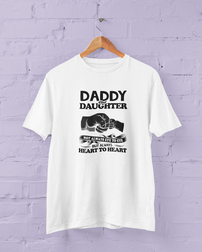 Daddy and Daughter Not Always Eye to Eye Unisex T-Shirt