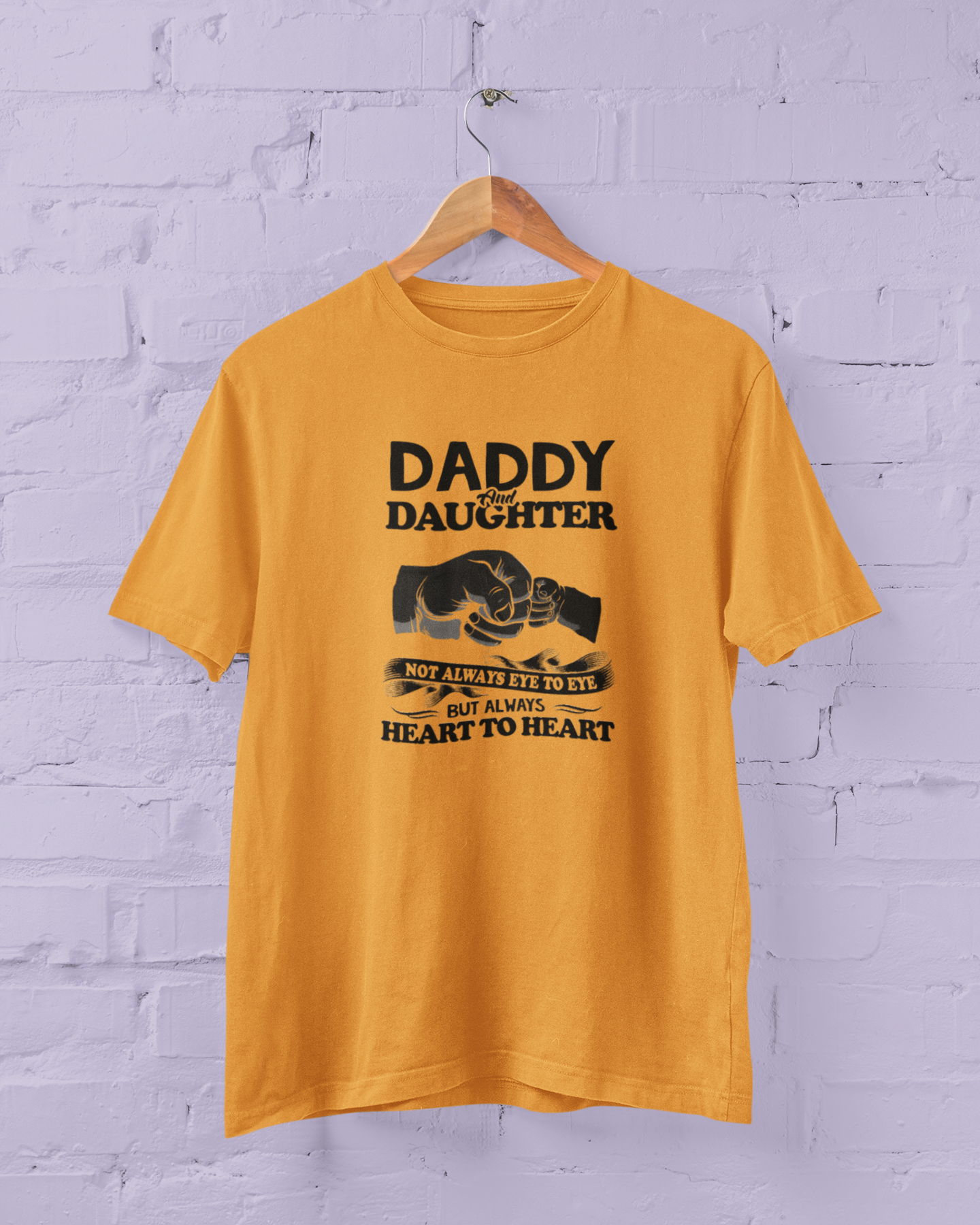 Daddy and Daughter Not Always Eye to Eye Unisex T-Shirt