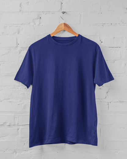 Plain Royal Blue Unisex Plus Size T-Shirt - sigmatrends