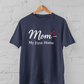 Mom My First Home Unisex Navy Blue T-Shirt – Mother’s Love Graphic Tee M-7XL - sigmatrends