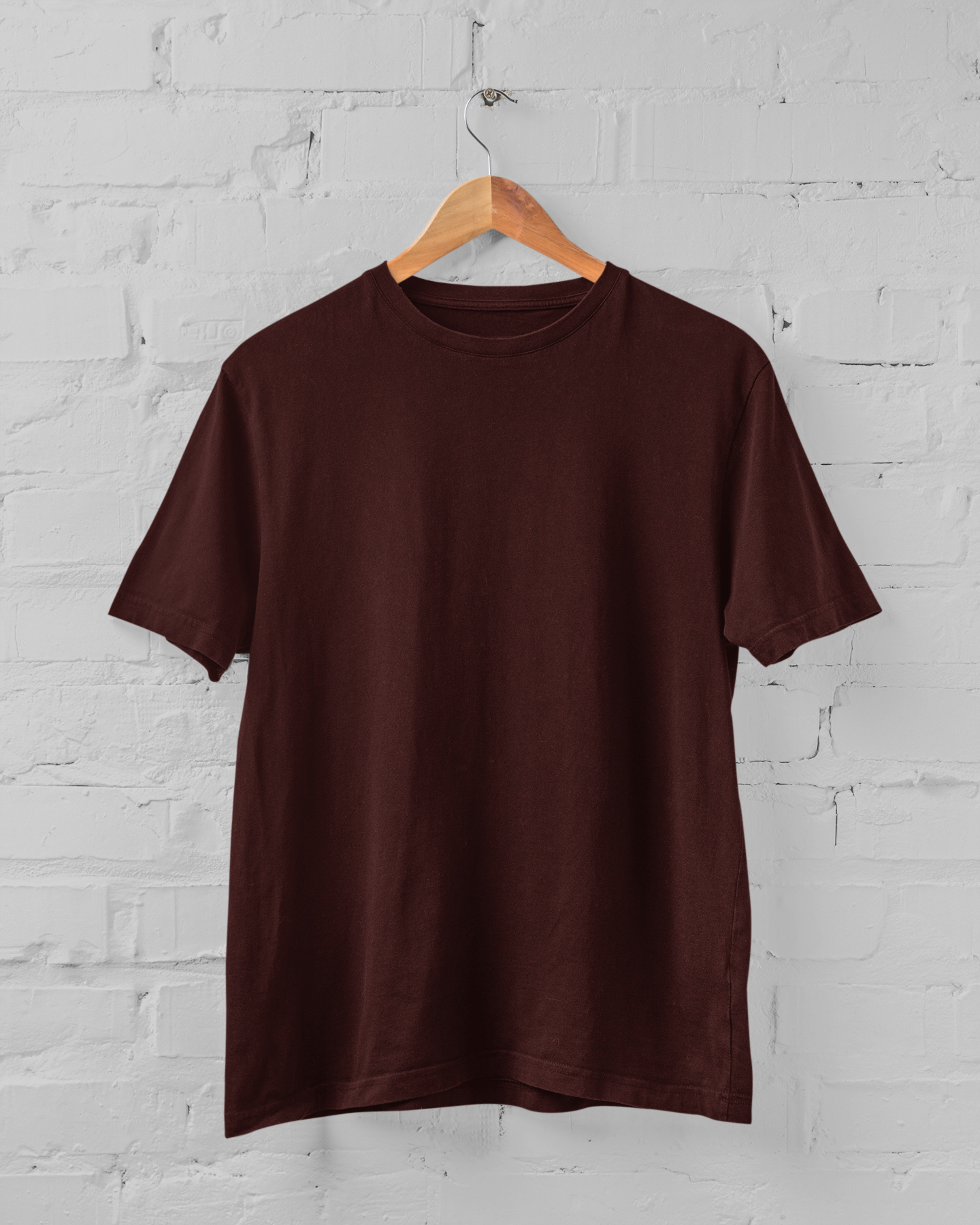 Plain Maroon Unisex Plus Size T-Shirt - sigmatrends