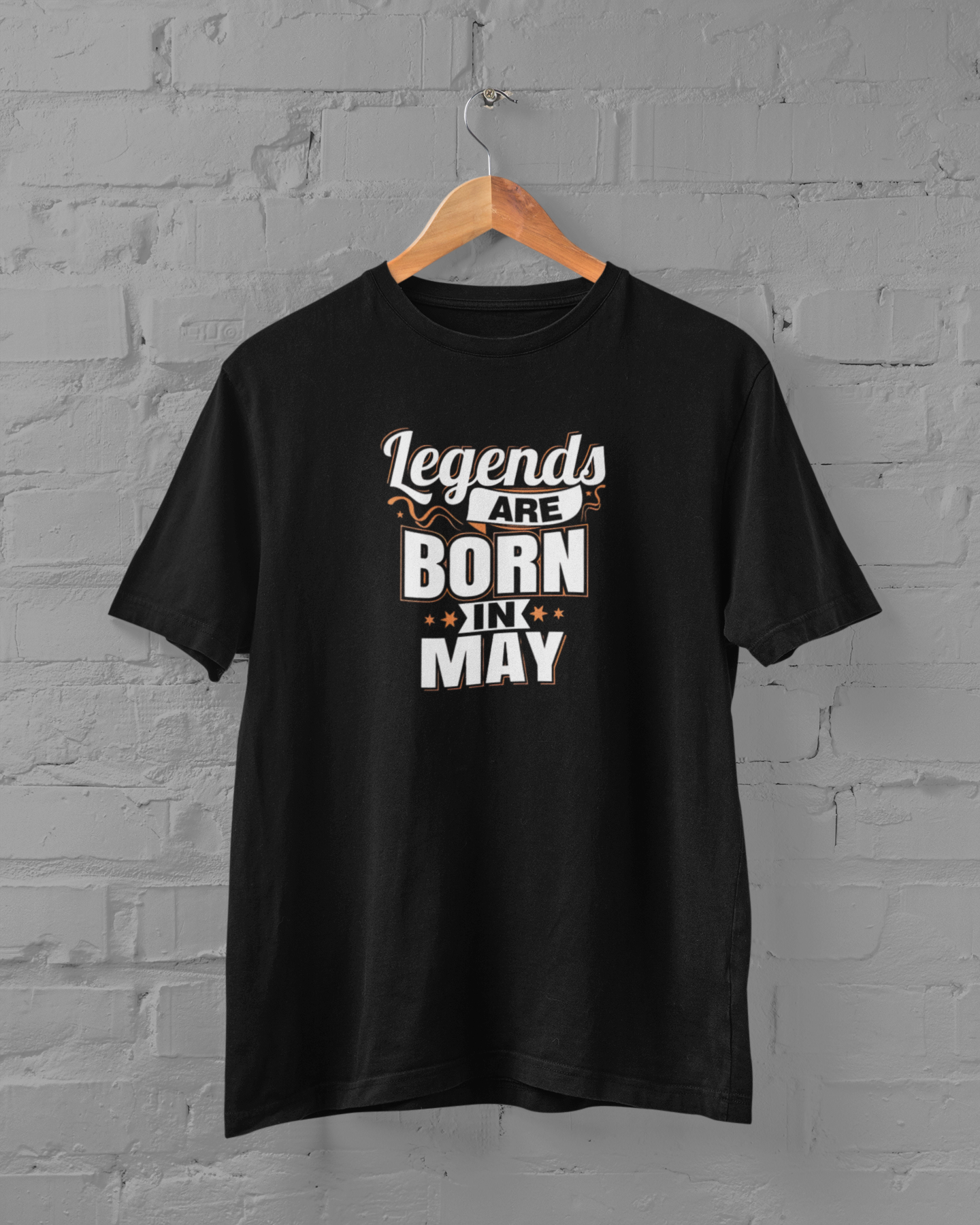 Legends Are Born In May Plus Size Unisex Black T-Shirt - sigmatrends