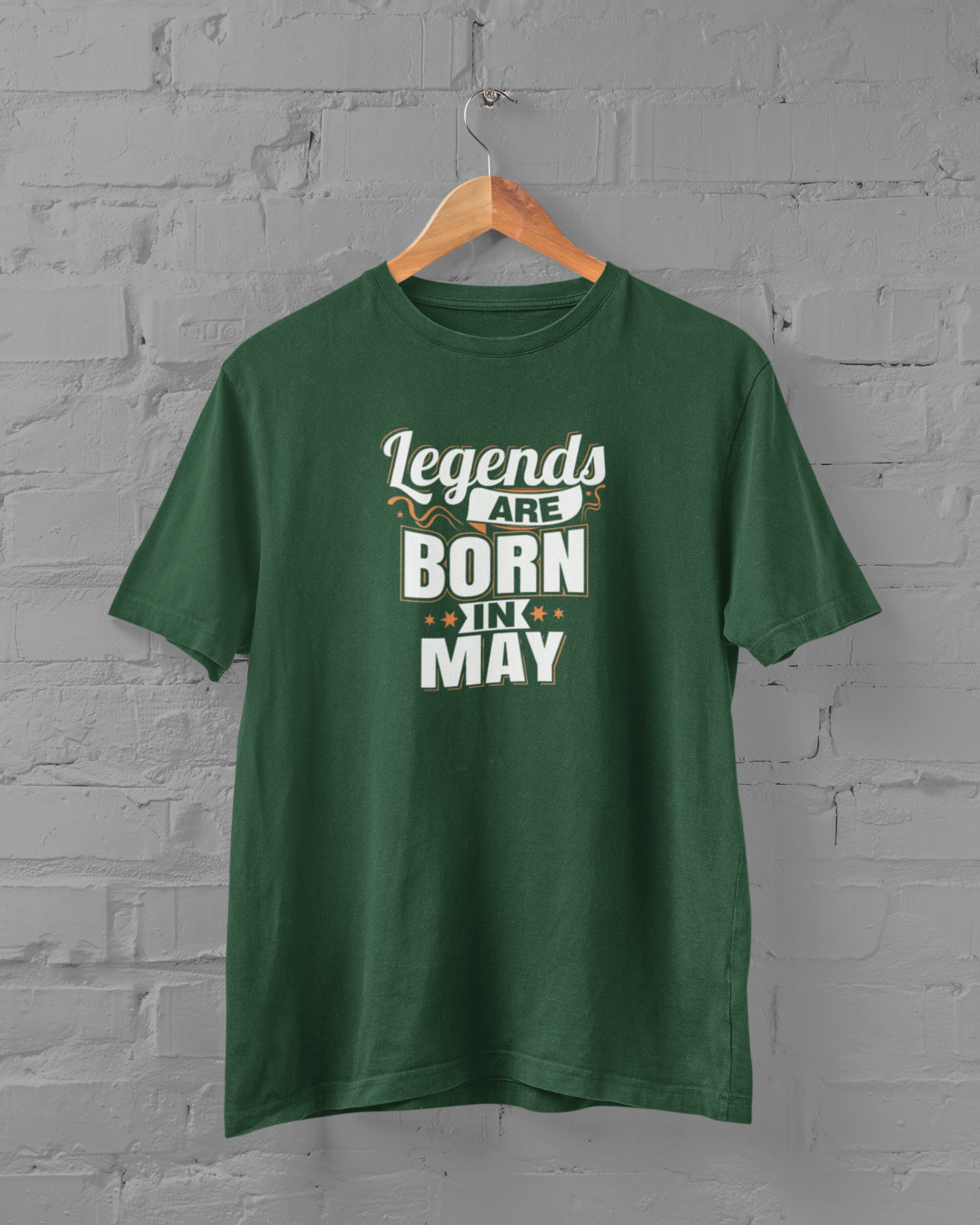 Legends Are Born In May Plus Size Unisex Green T-Shirt - sigmatrends
