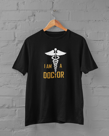 I Am A Doctor Plus Size Unisex Black T-Shirt Sigmatrends