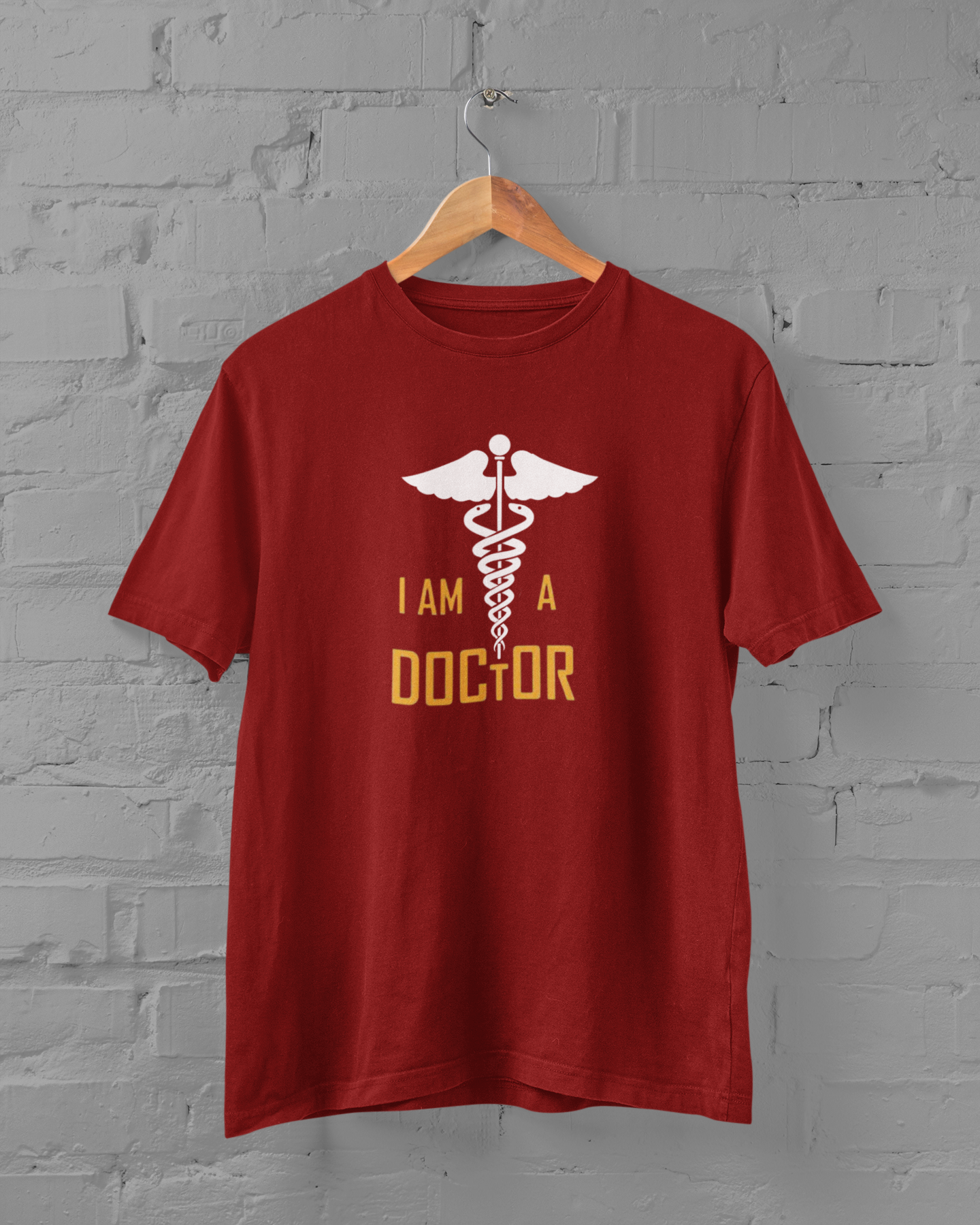 I Am A Doctor Plus Size Unisex Maroon T-Shirt Sigmatrends