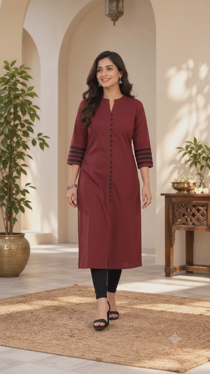 Sigma Trends Ruby Cotton women's plus size kurti video